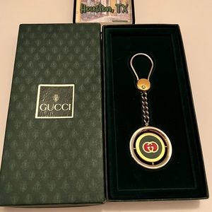 Gucci Sherry Line Keychain Keyring